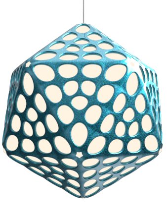 Weaverbird Lamp Parametric Design Grasshopper Rhino Files Download product image (2)