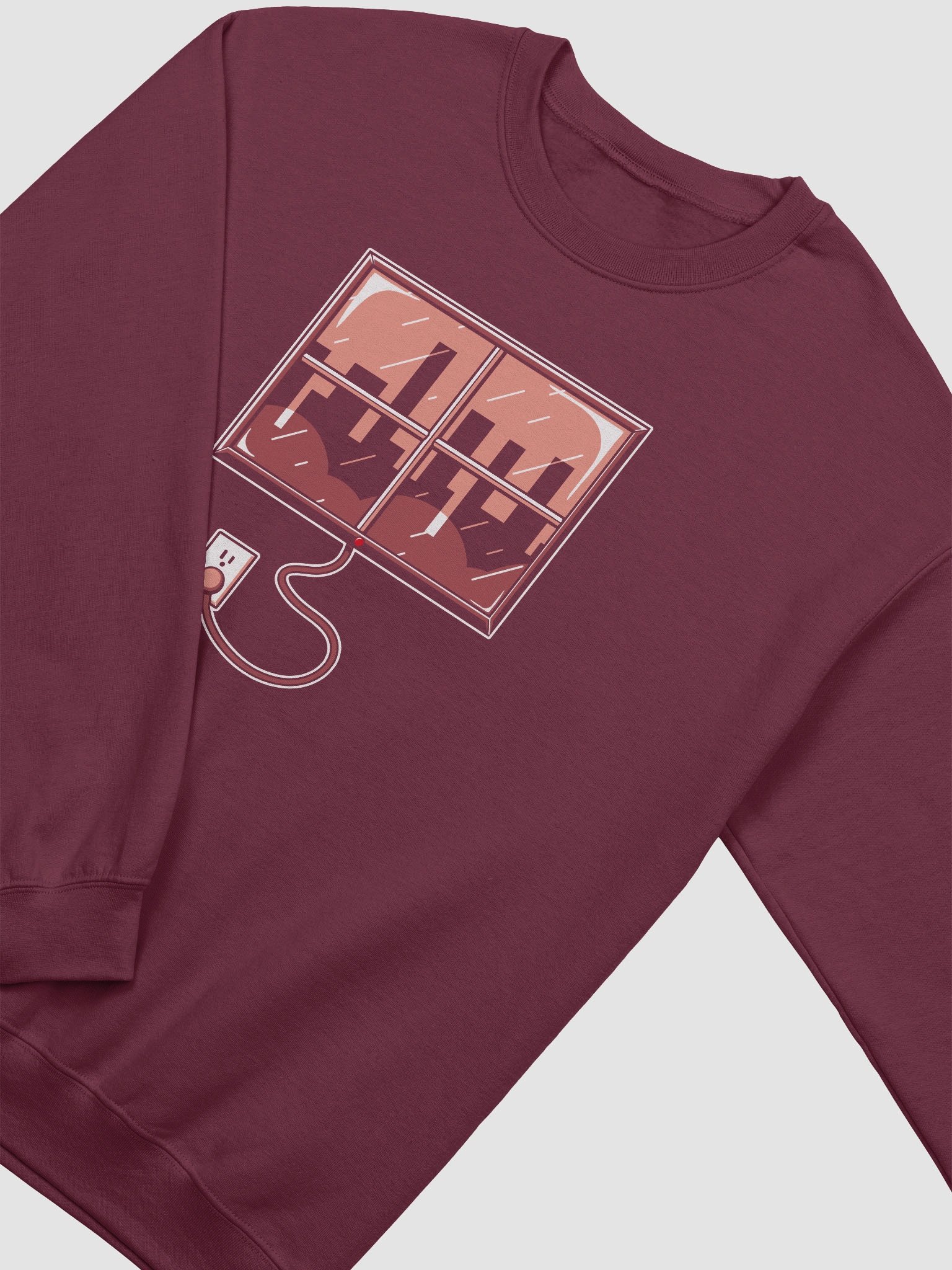 *real* Window - Crew [MAROON] product image (3)