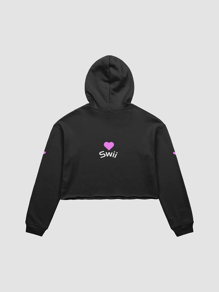 Bunny Swii Cropped Hoodie Pink product image (2)