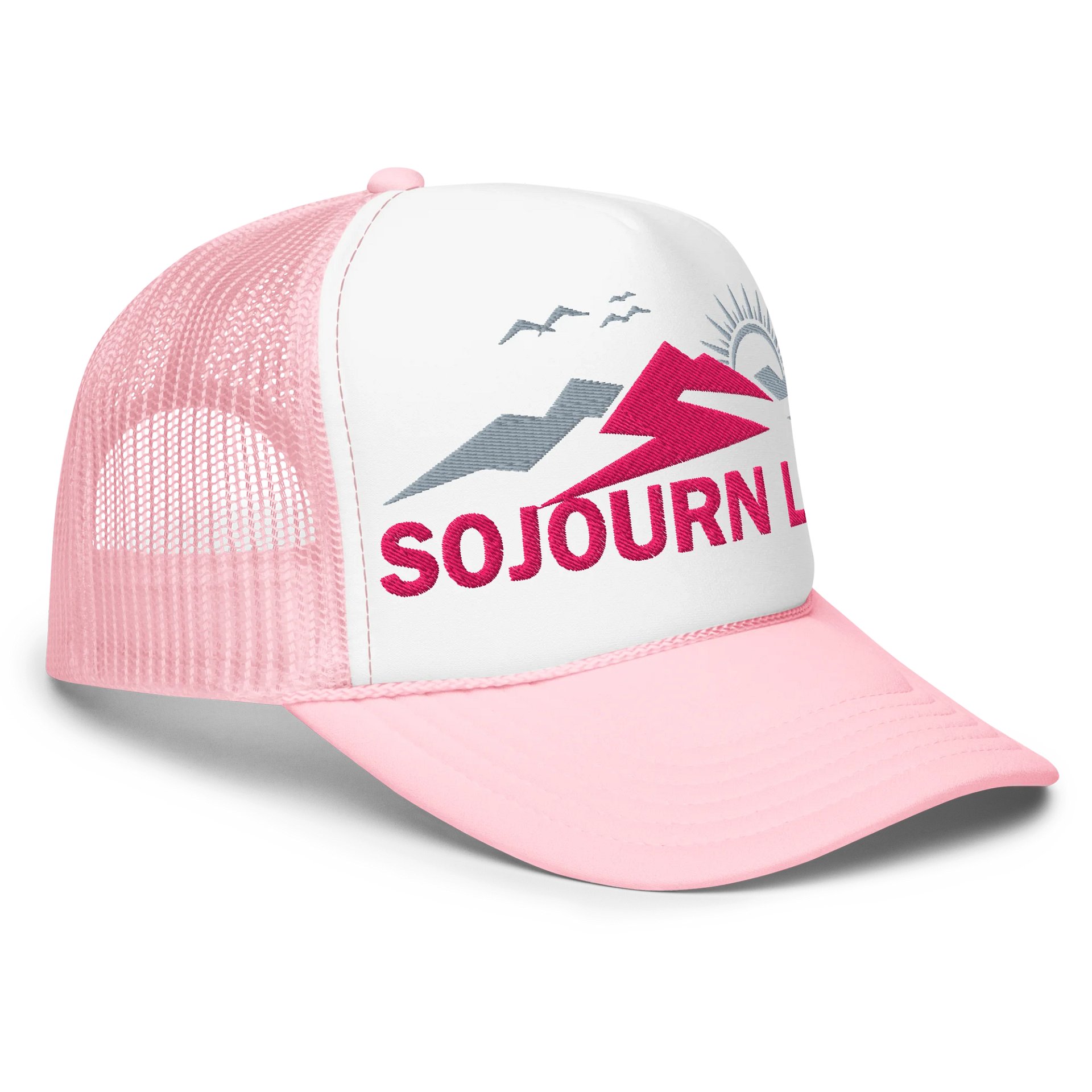 Sojourner Pink Old Skool Trucker Hat product image (3)