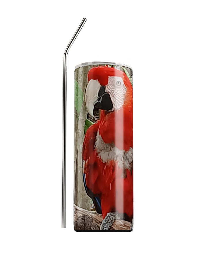 Vibrant Parrot Stainless Steel Tumbler product image (1)