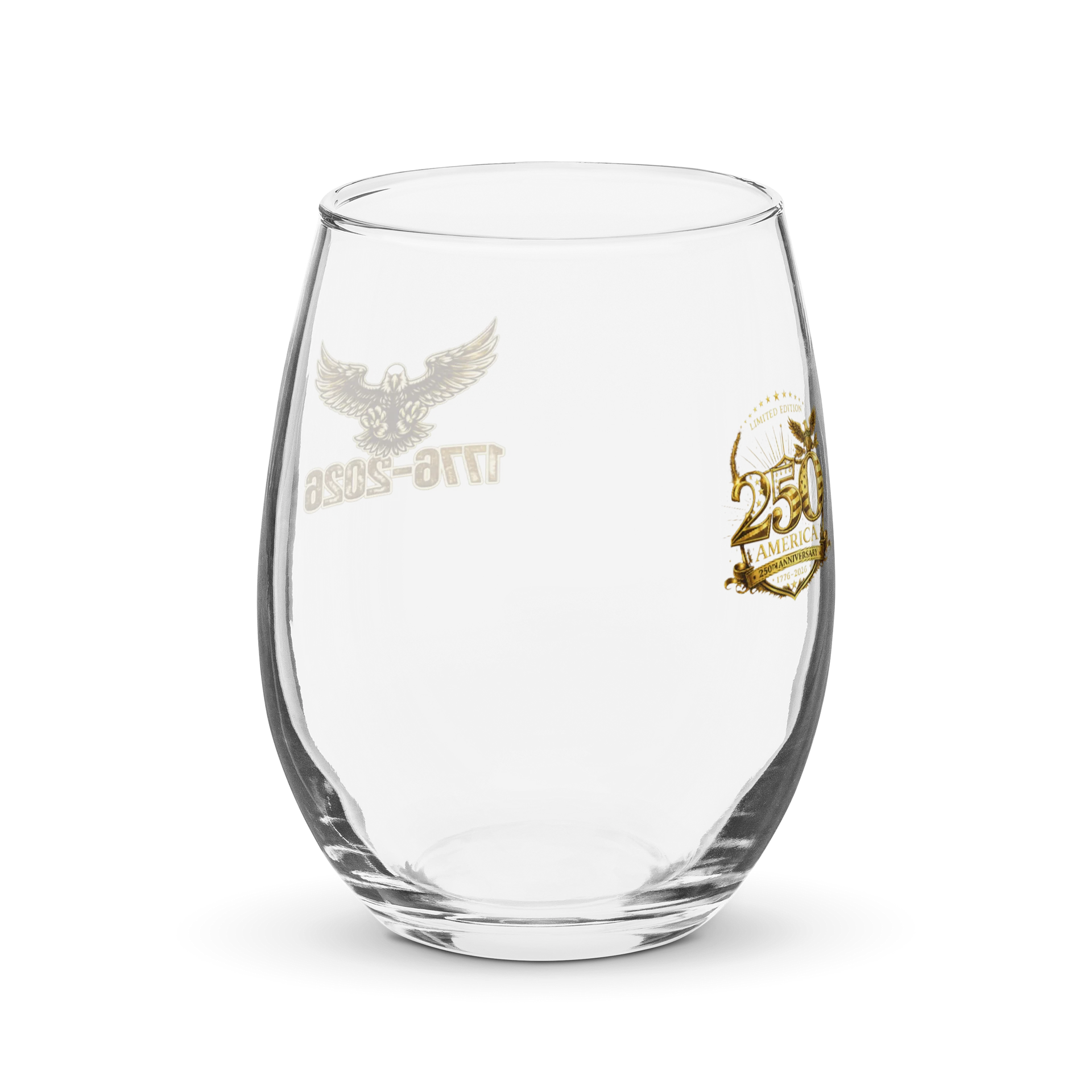 America 250 Anniversary Eagle Stemless Wine Glass product image (4)