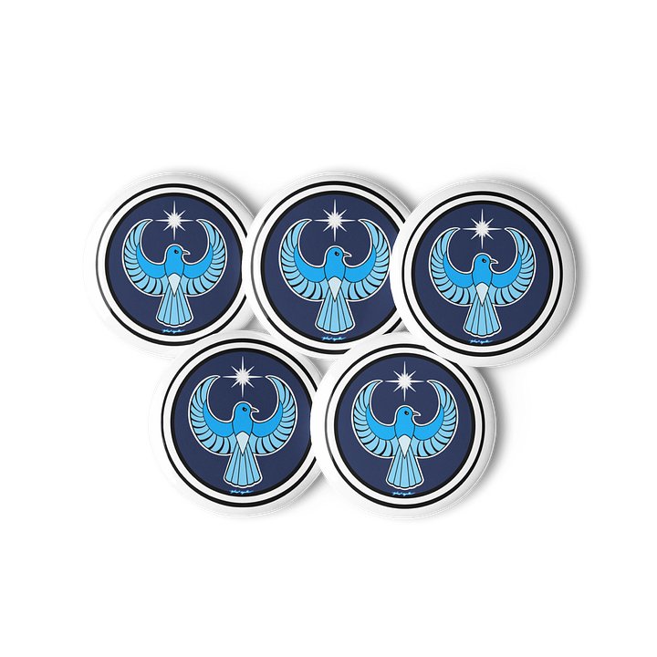 Mountain Bluebird- Resistance. ID, NV (5-pack buttons) product image (2)