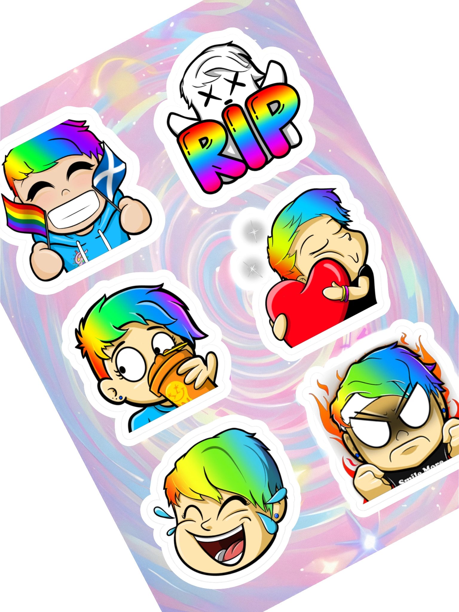 Emote Sticker Sheet product image (1)