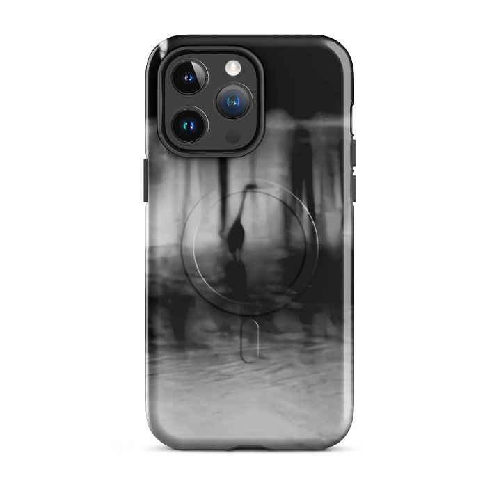 Blue Heron Black and White iPhone® Case product image (20)