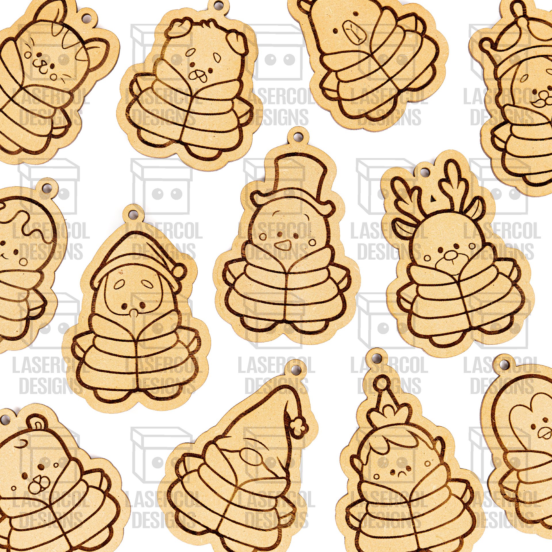 Christmas Ornaments - Laser Cut Files product image (3)