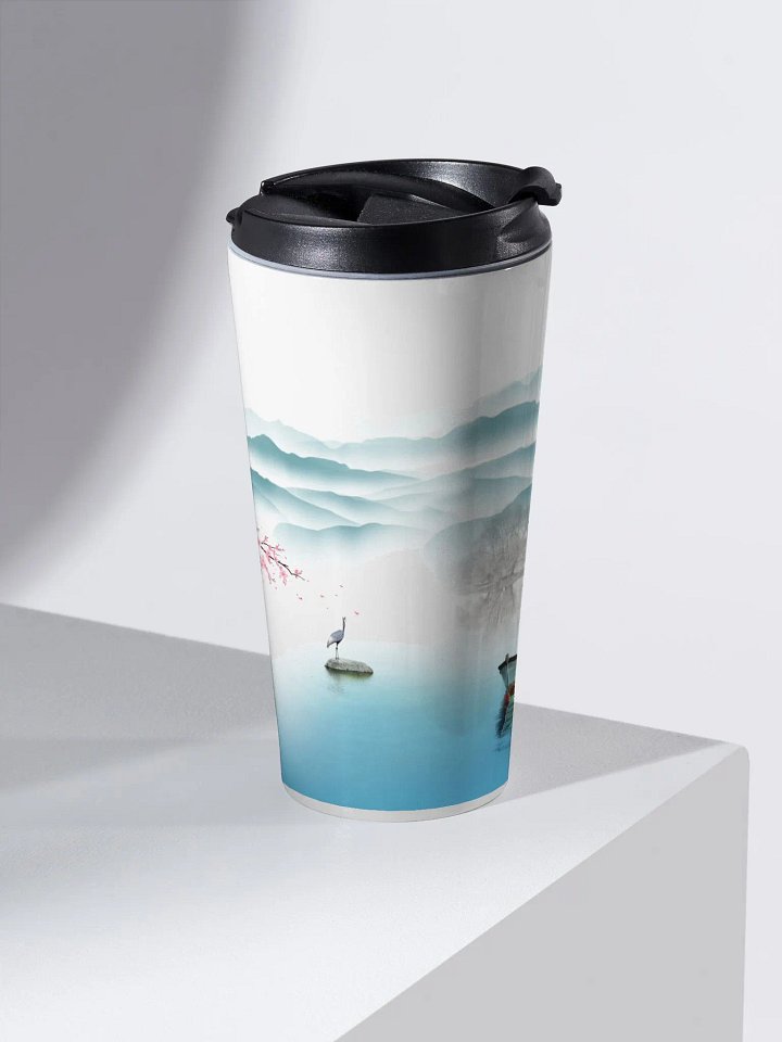Tranquil Waters Stainless Steel Travel Mug product image (2)