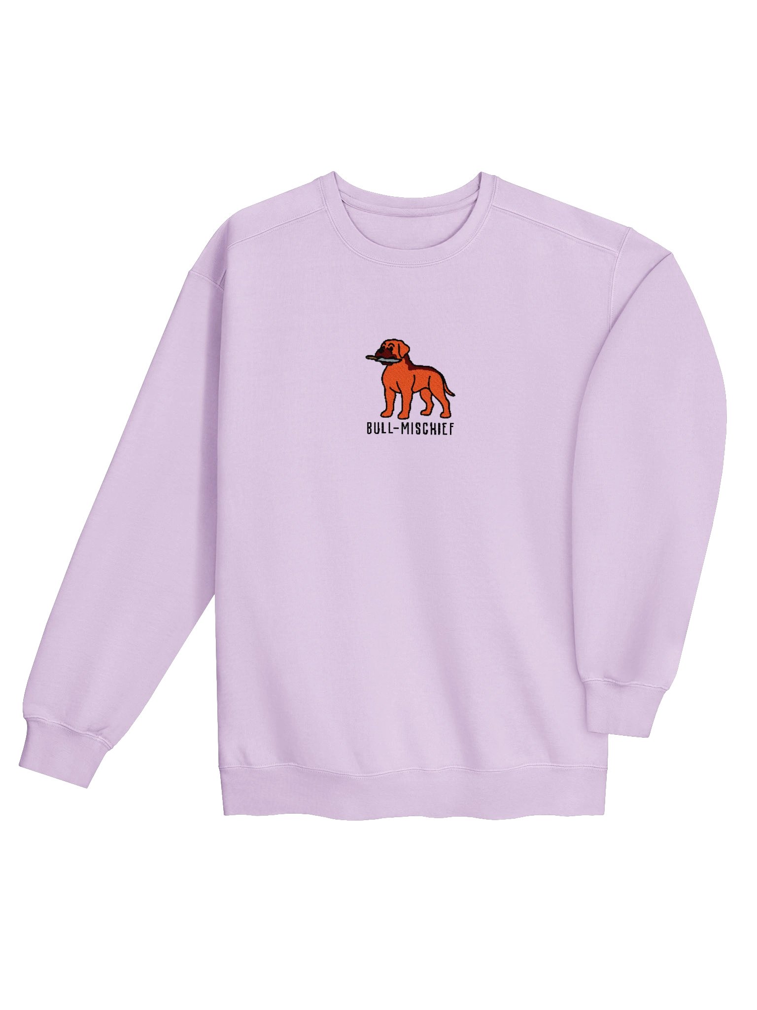 Bull-Mischief Funny Chibi-Style Embroidered Premium Sweatshirt for Bullmastiff(Red) Owners product image (36)