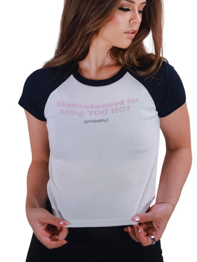 Shadowbanned for being TOO HOT (probably) Woman's Crop Top product image (2)