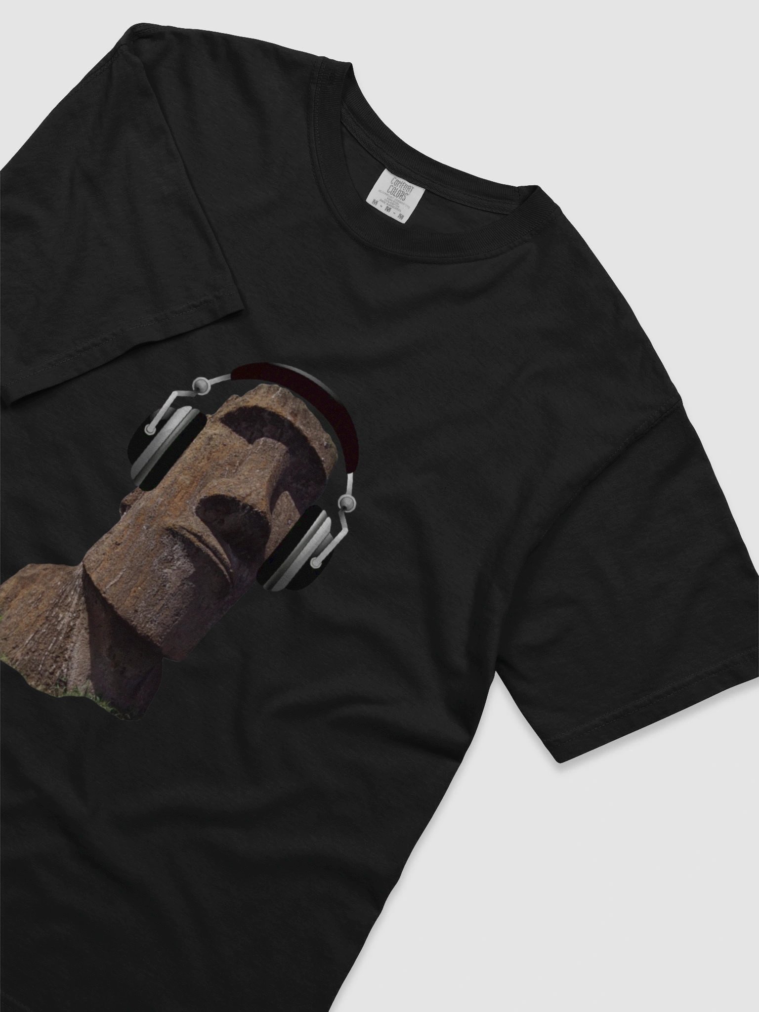 Moai Beats: Easter Island Vibes Tee product image (5)