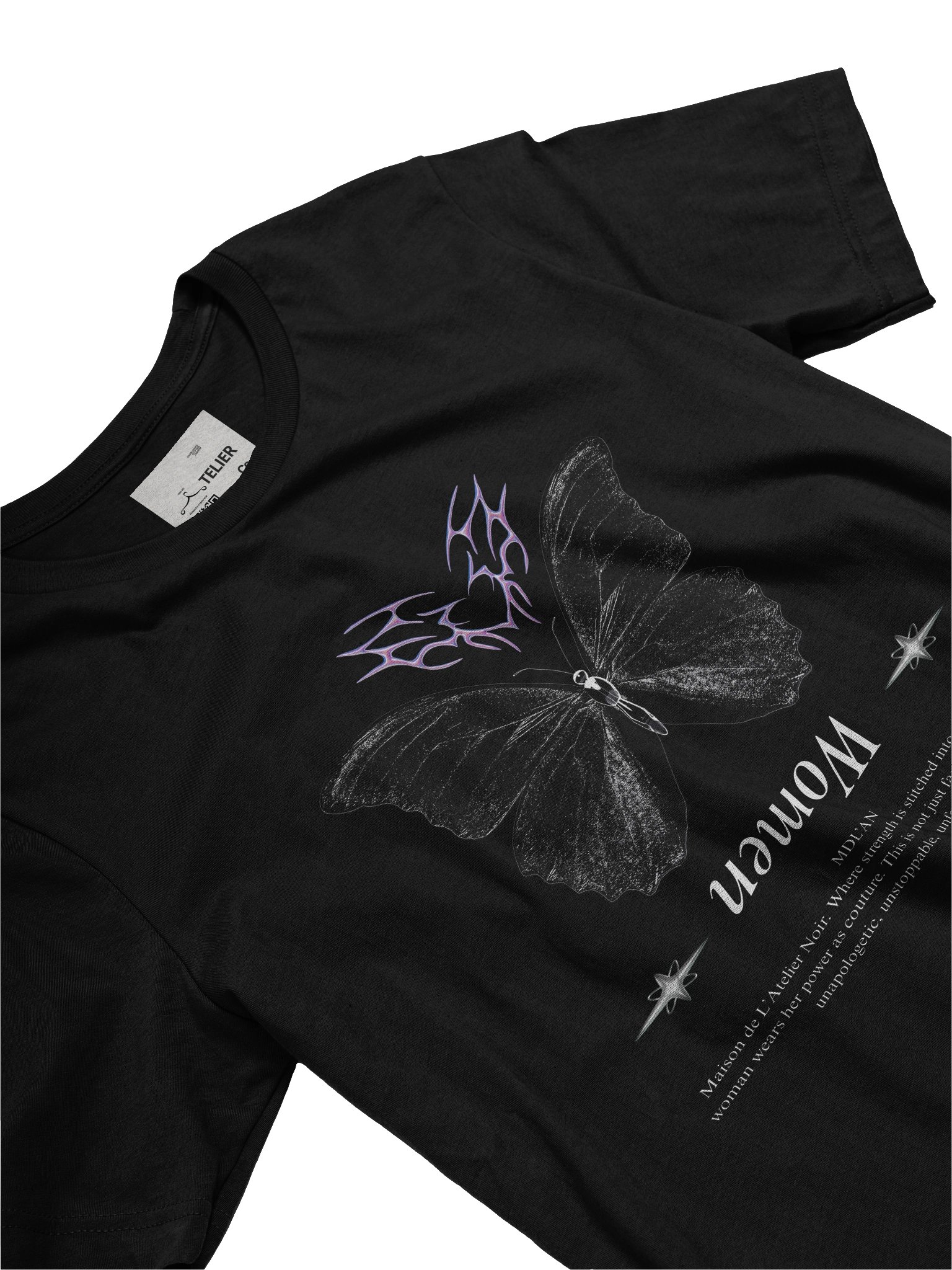 MDL’AN Women’s Empowerment Tee – Butterfly Manifesto Edition product image (9)