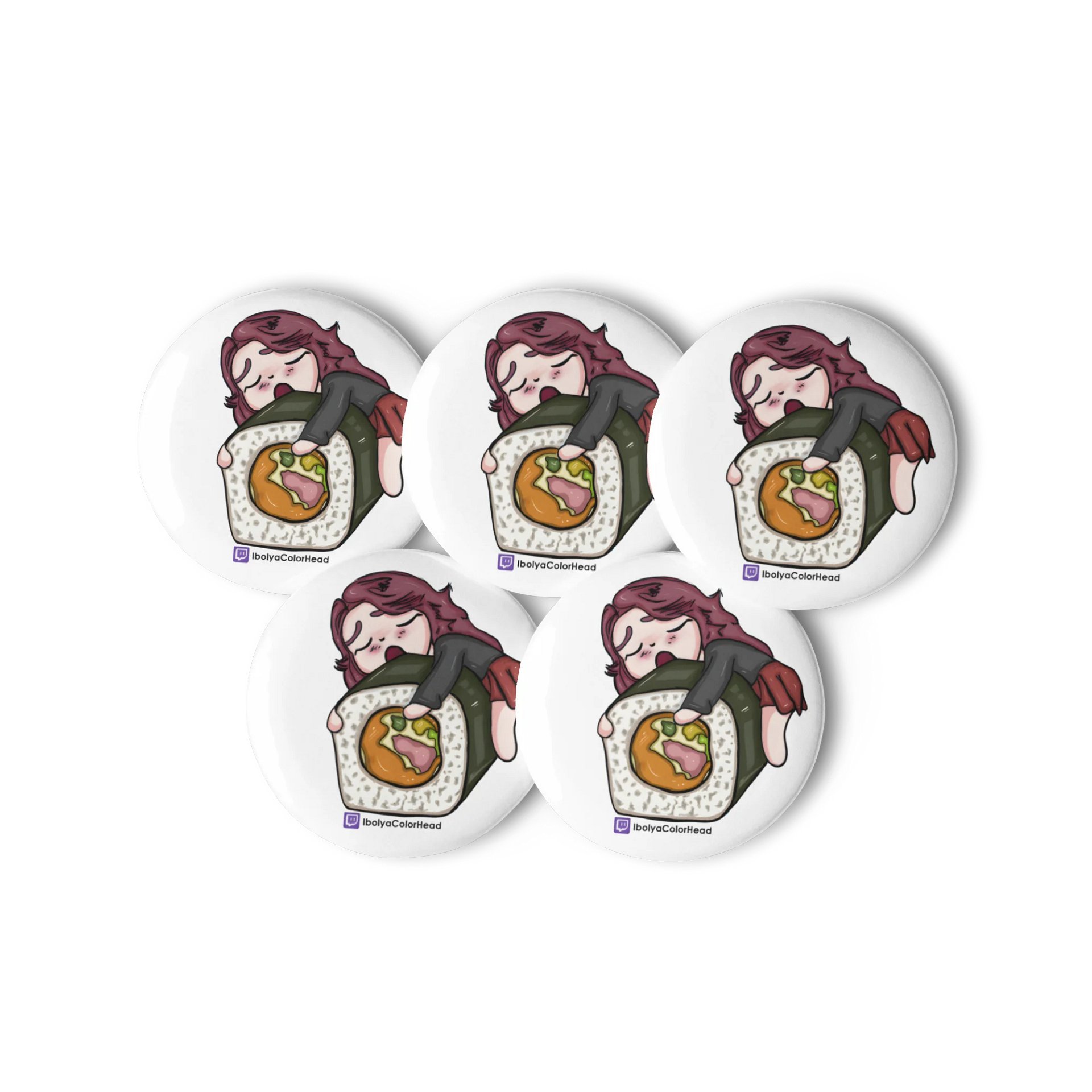 Sushi Hugging Buttons product image (2)