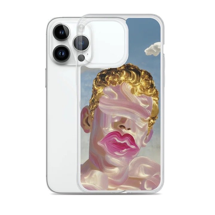 Swirly Thoughts Clear iPhone Case product image (2)
