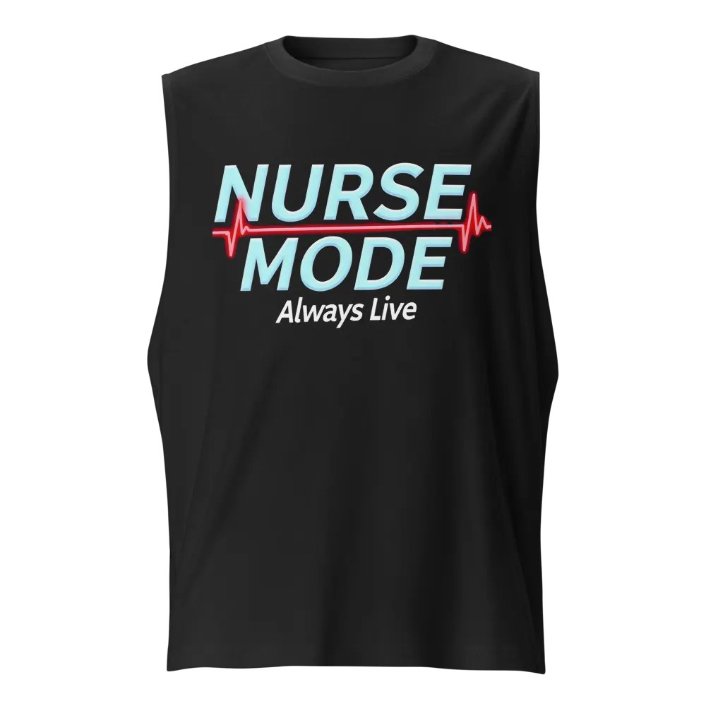 Heartbeat Nurse Mode Muscle Tank product image (1)