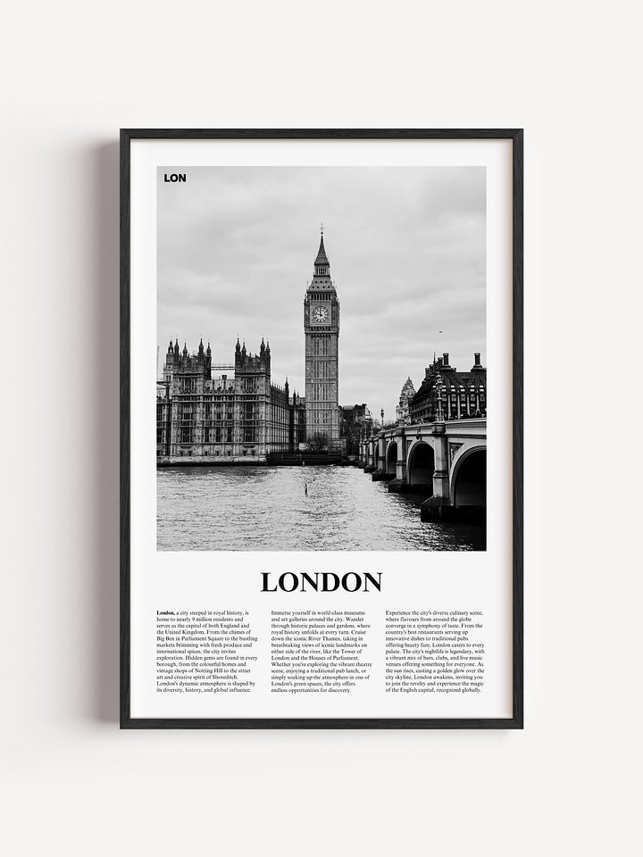 London 01 Newspaper Poster product image (1)