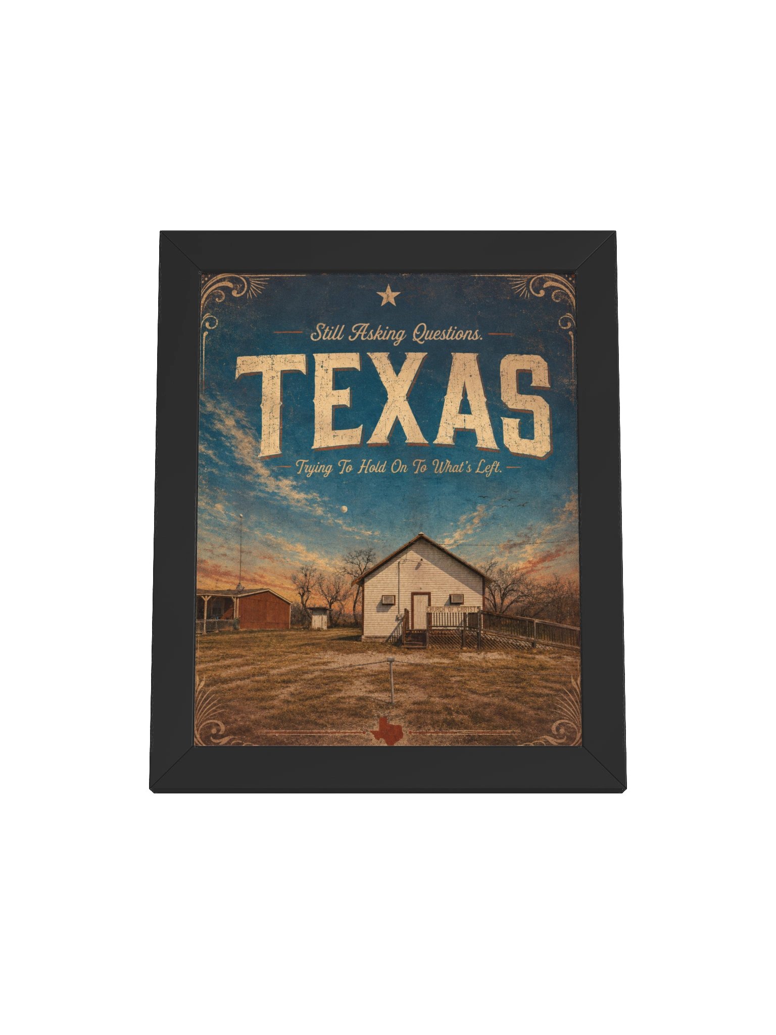 Texas — Trying to Hold On to What’s Left | Matt Pierce Poster product image (1)