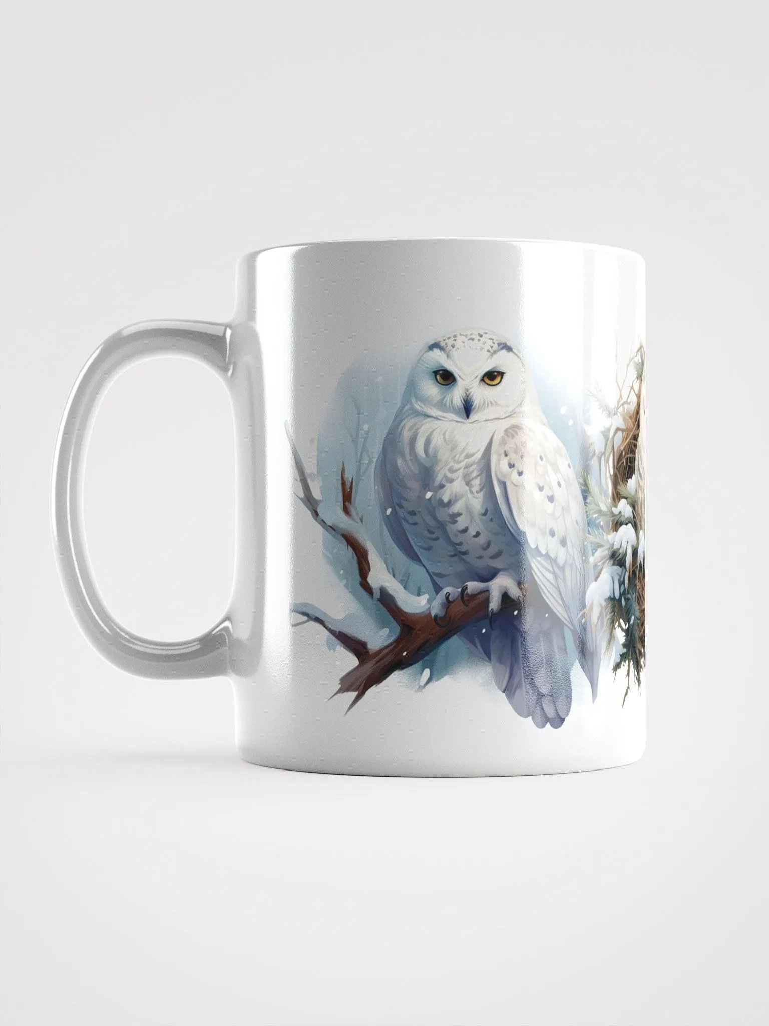 Snowy Owl Wonderland Mug product image (6)