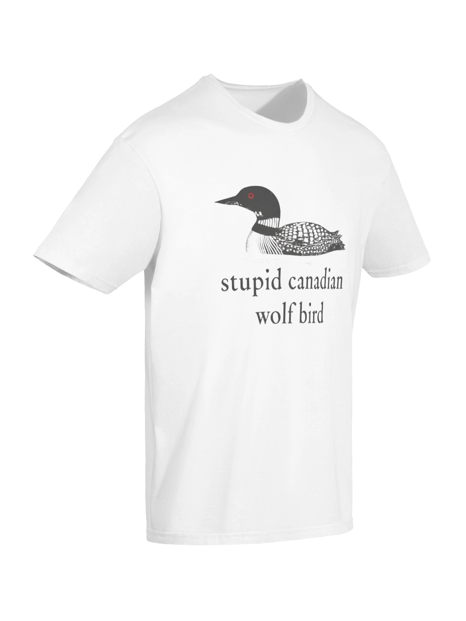 Stu*pid Canadian Wolf Bird Funny Hockey Romance NFL Shirt product image (7)