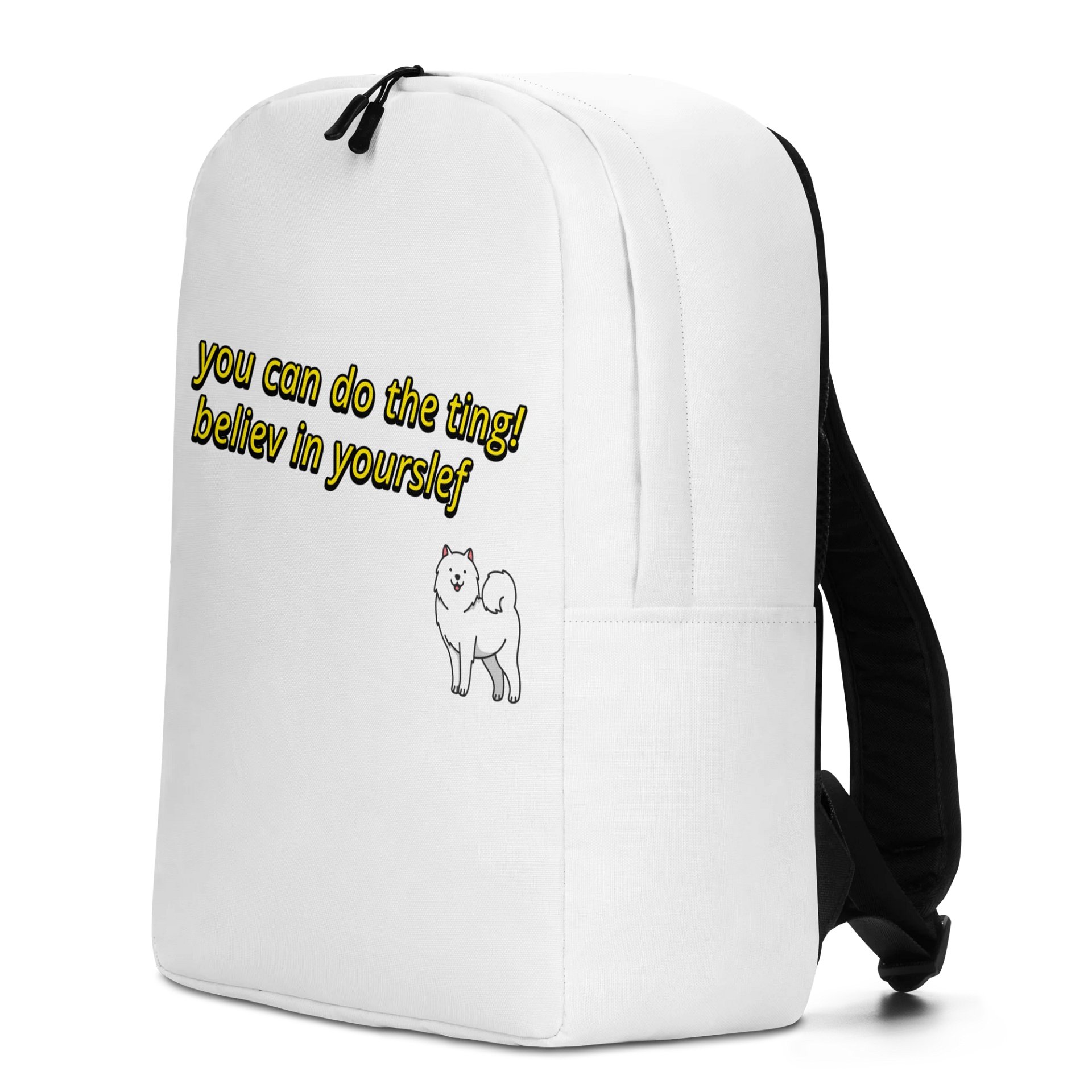 you can do the ting! believ in yourself backpack product image (2)