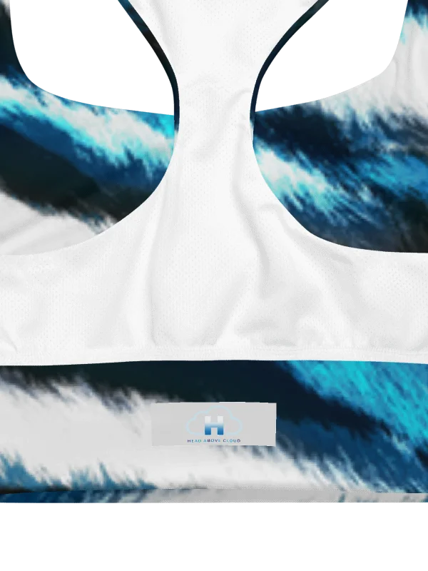 Animal Blue-Recycled Longline Sports Bra product image (3)