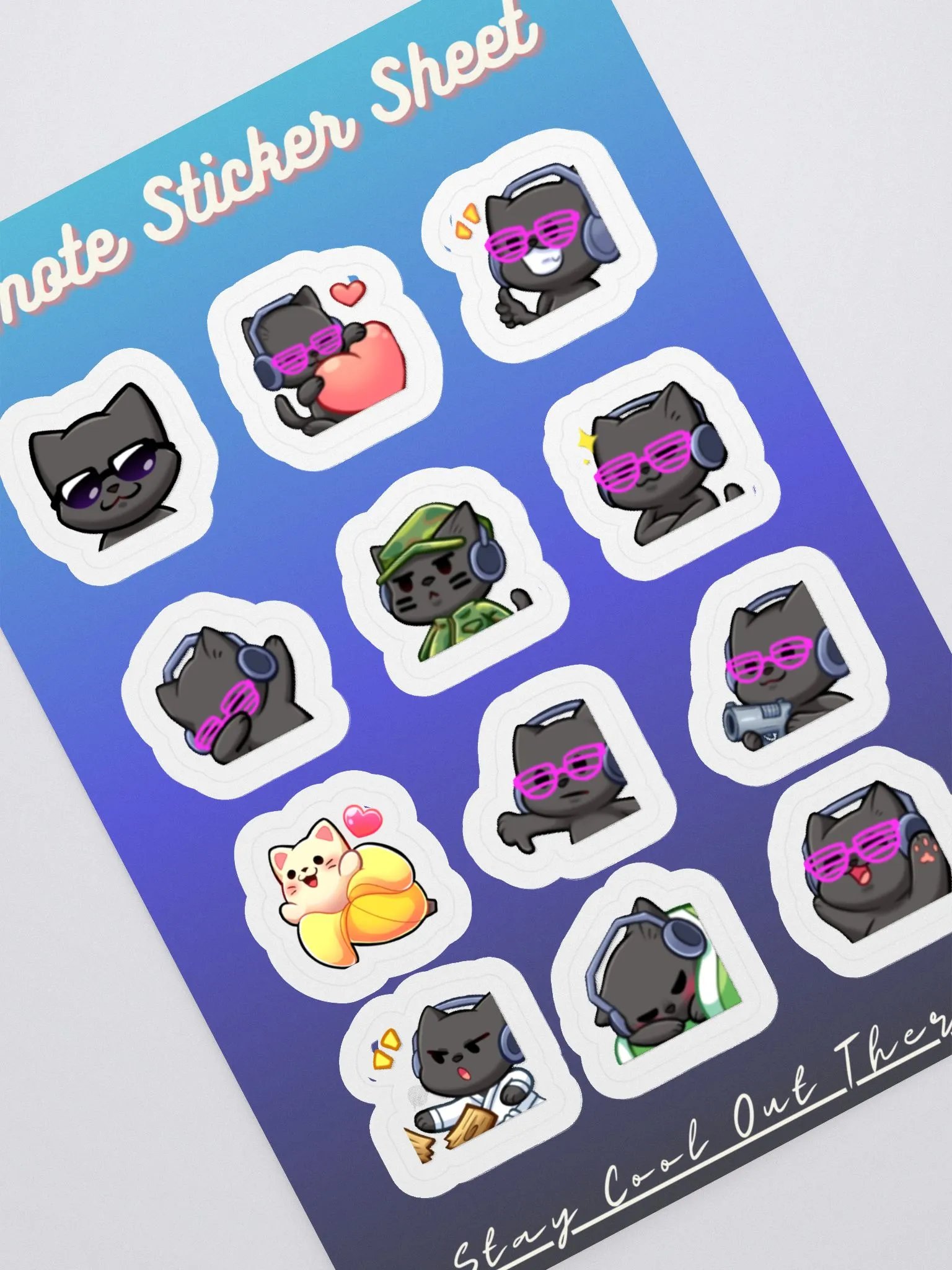 Emote Sticker Sheet #1 product image (2)