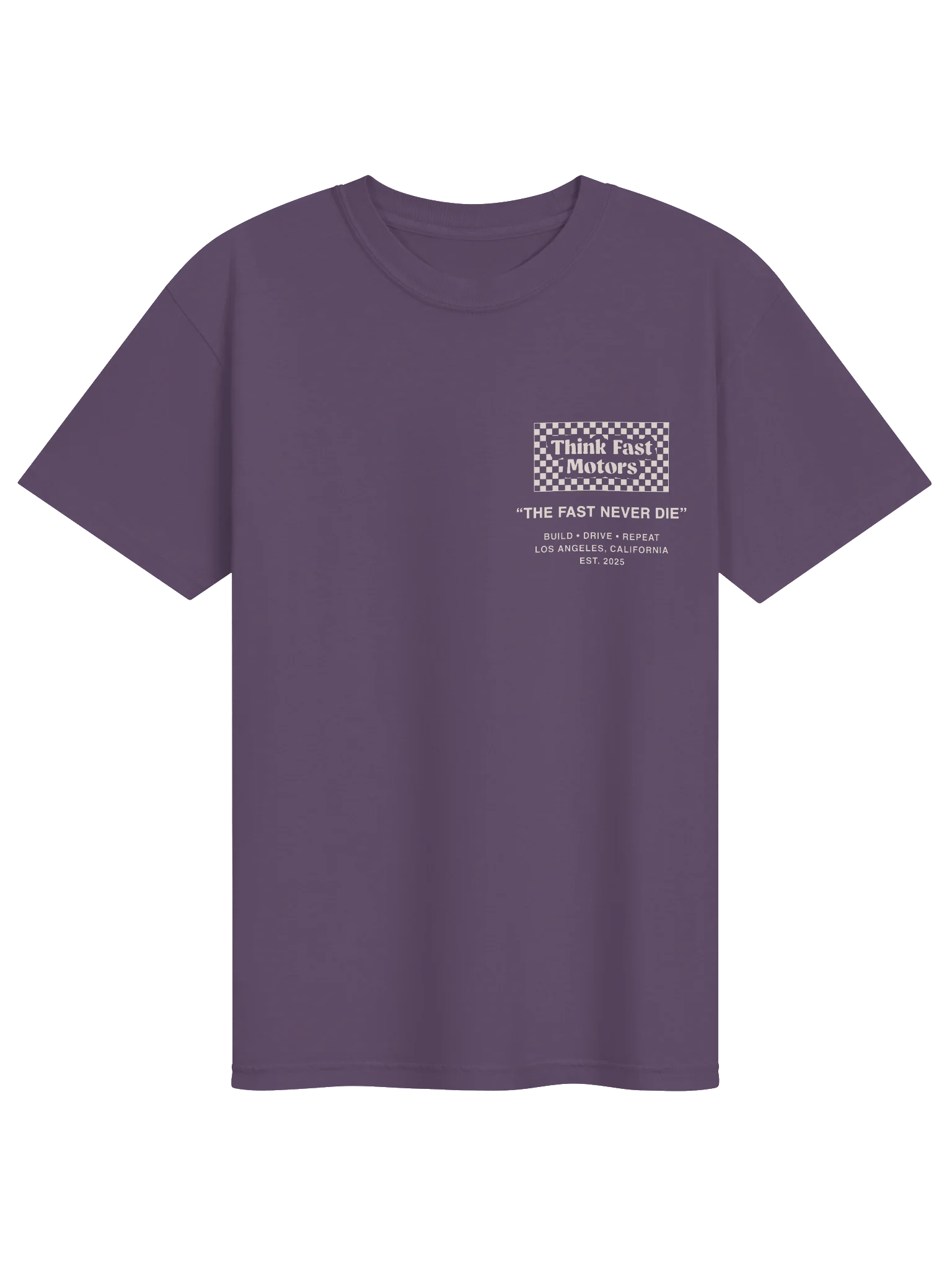The Fast Never Die Tee - Grape product image (1)