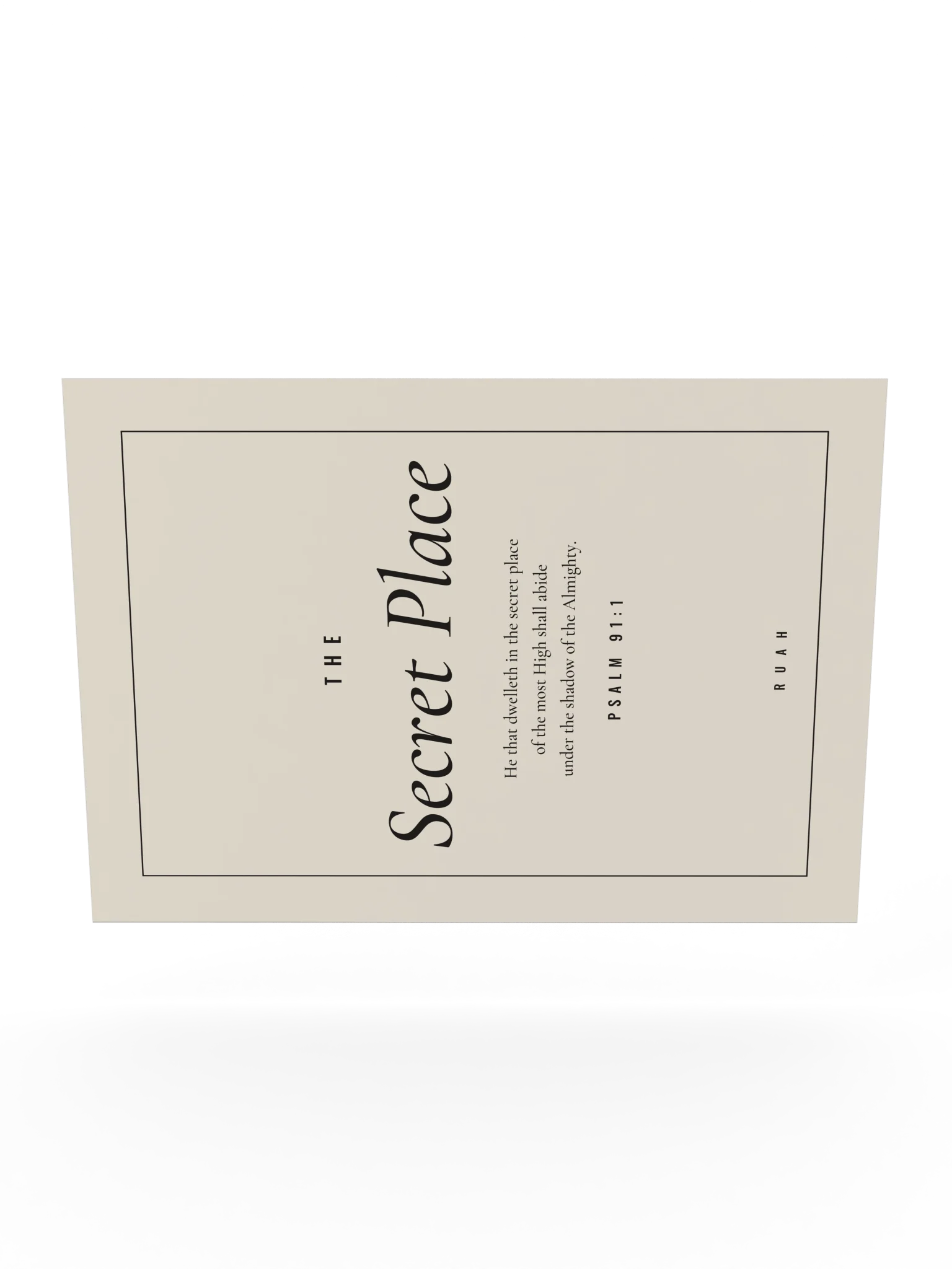 The Secret Place: Psalm 91:1 Poster product image (20)