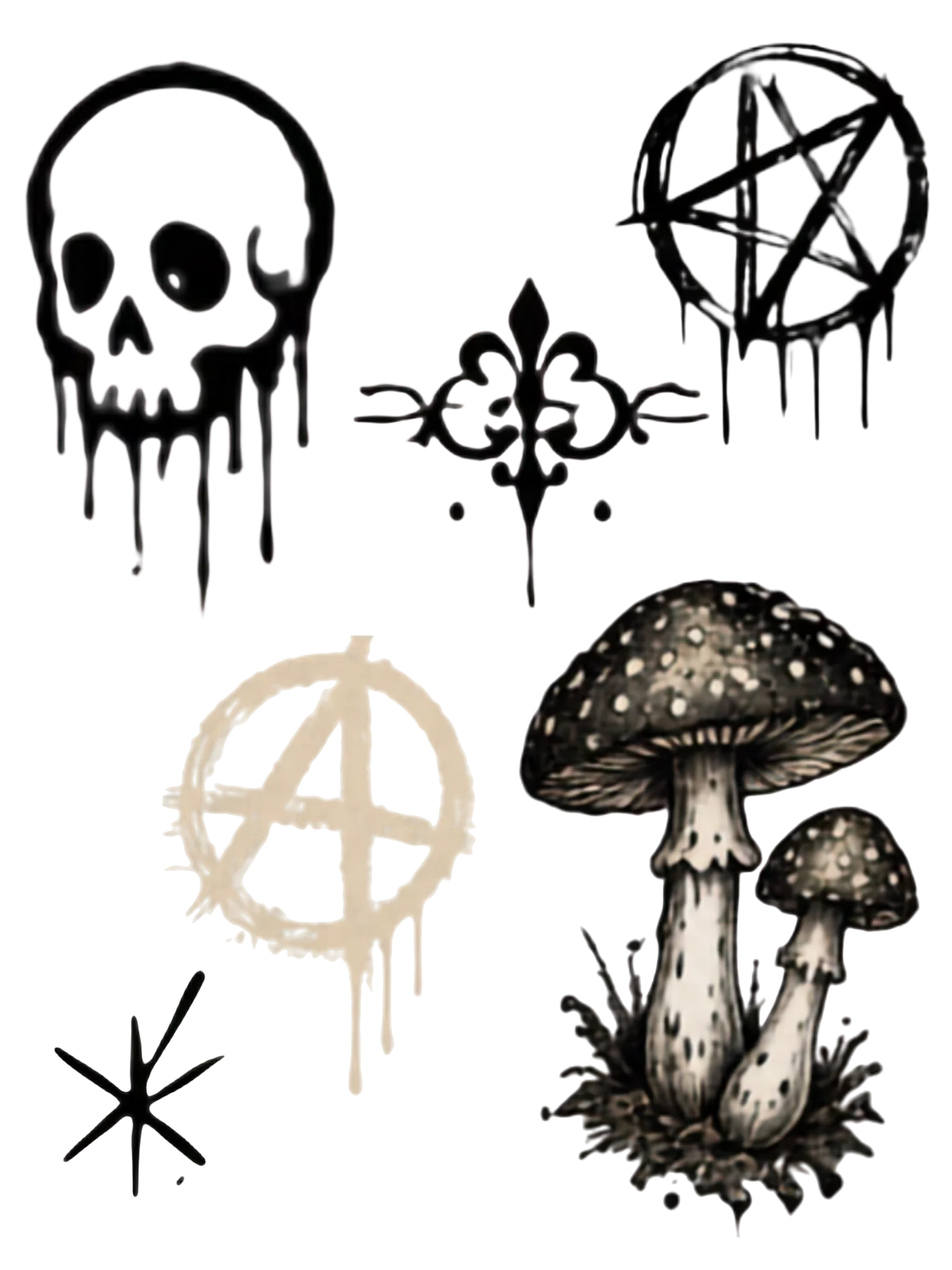 REAL ROT: Rotten Underground Music Promo Kit — 10 Poster Templates + 41 PNG Objects product image (5)