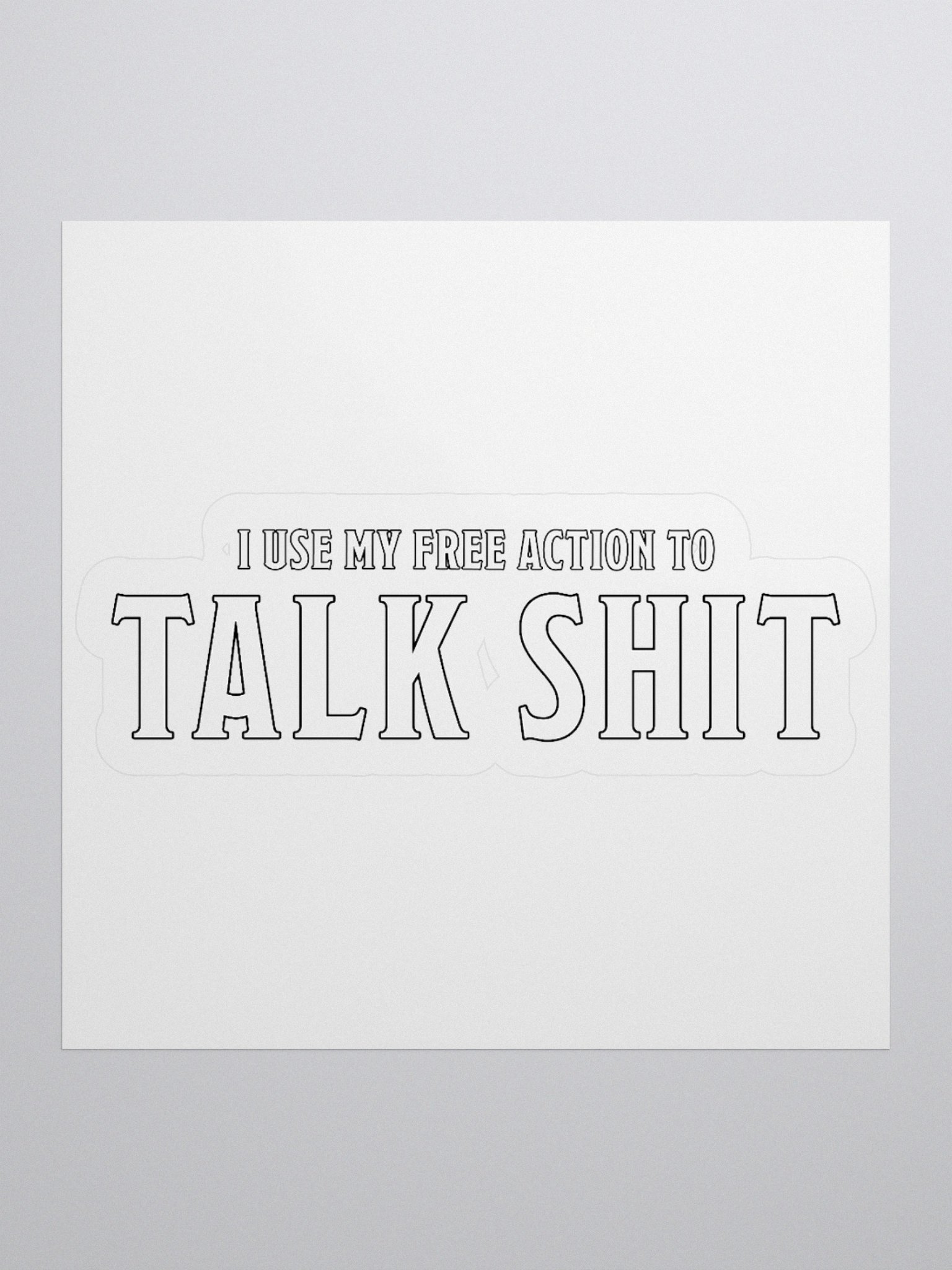 Free Action Sticker product image (2)