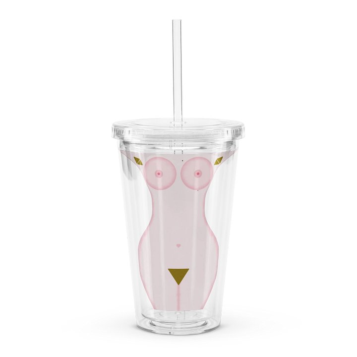Abstract Femininity Tumbler - 16 oz product image (1)