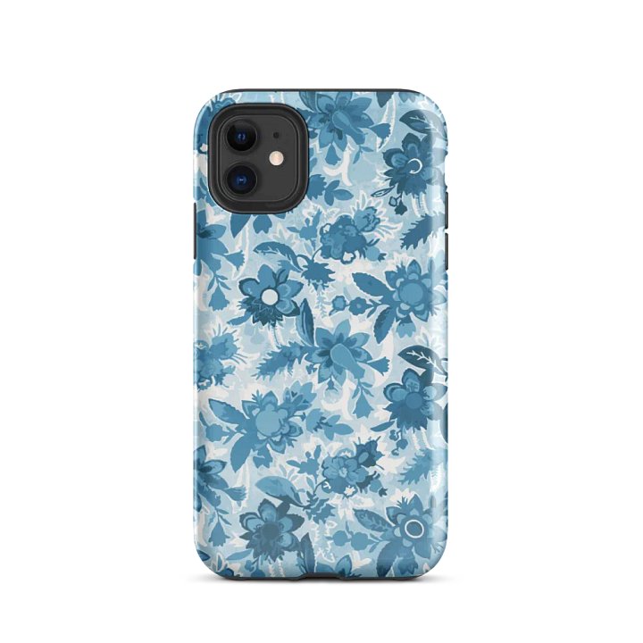 Blue Floral Fantasy Tough Case for iPhone® product image (2)