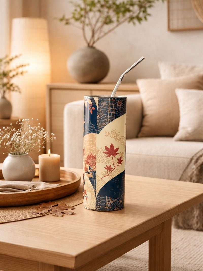 Indigo Arches Stainless Steel Tumbler product image (1)