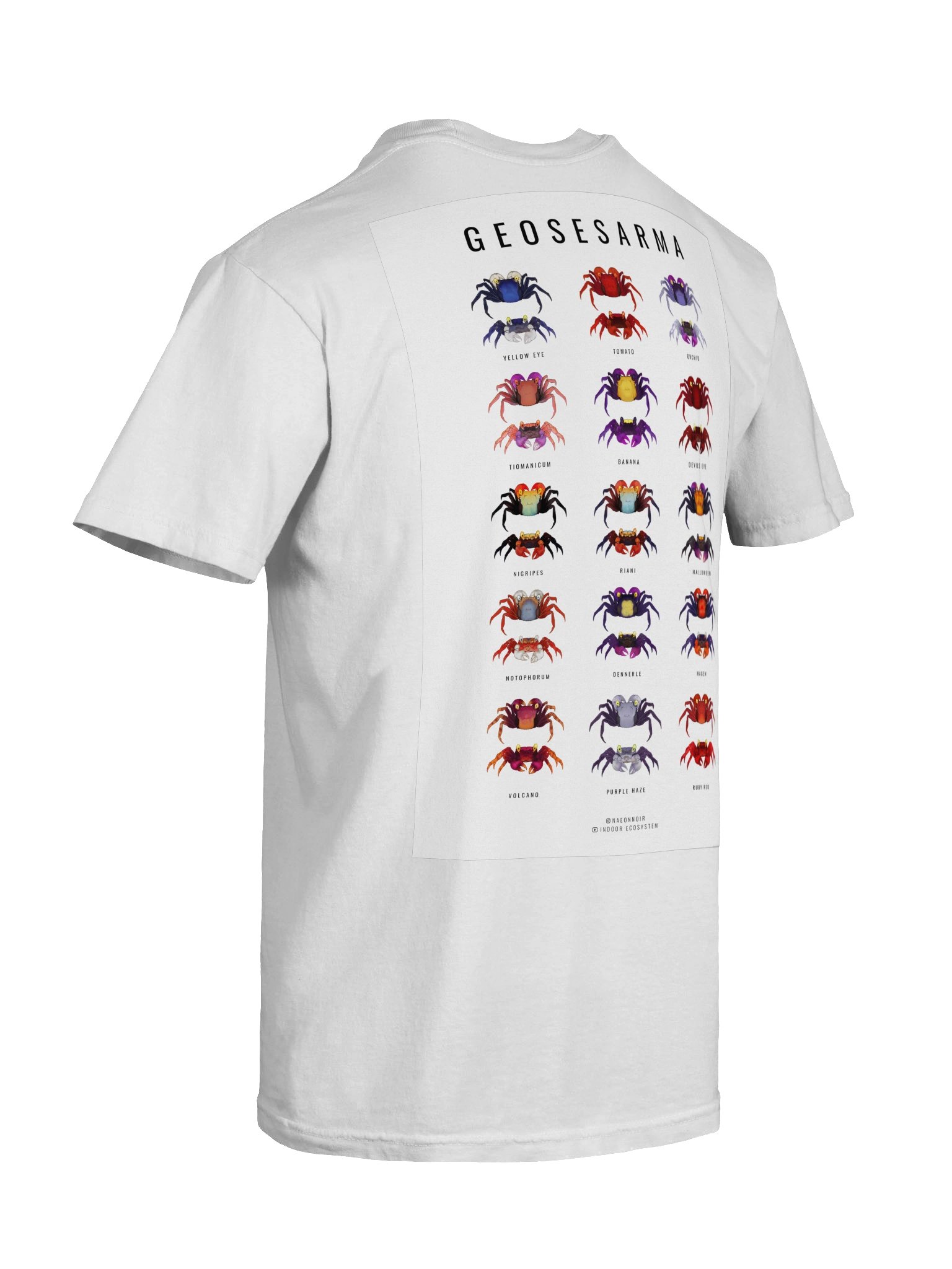 VAMPIRE CRAB SPECIES POSTER T-SHIRT product image (8)