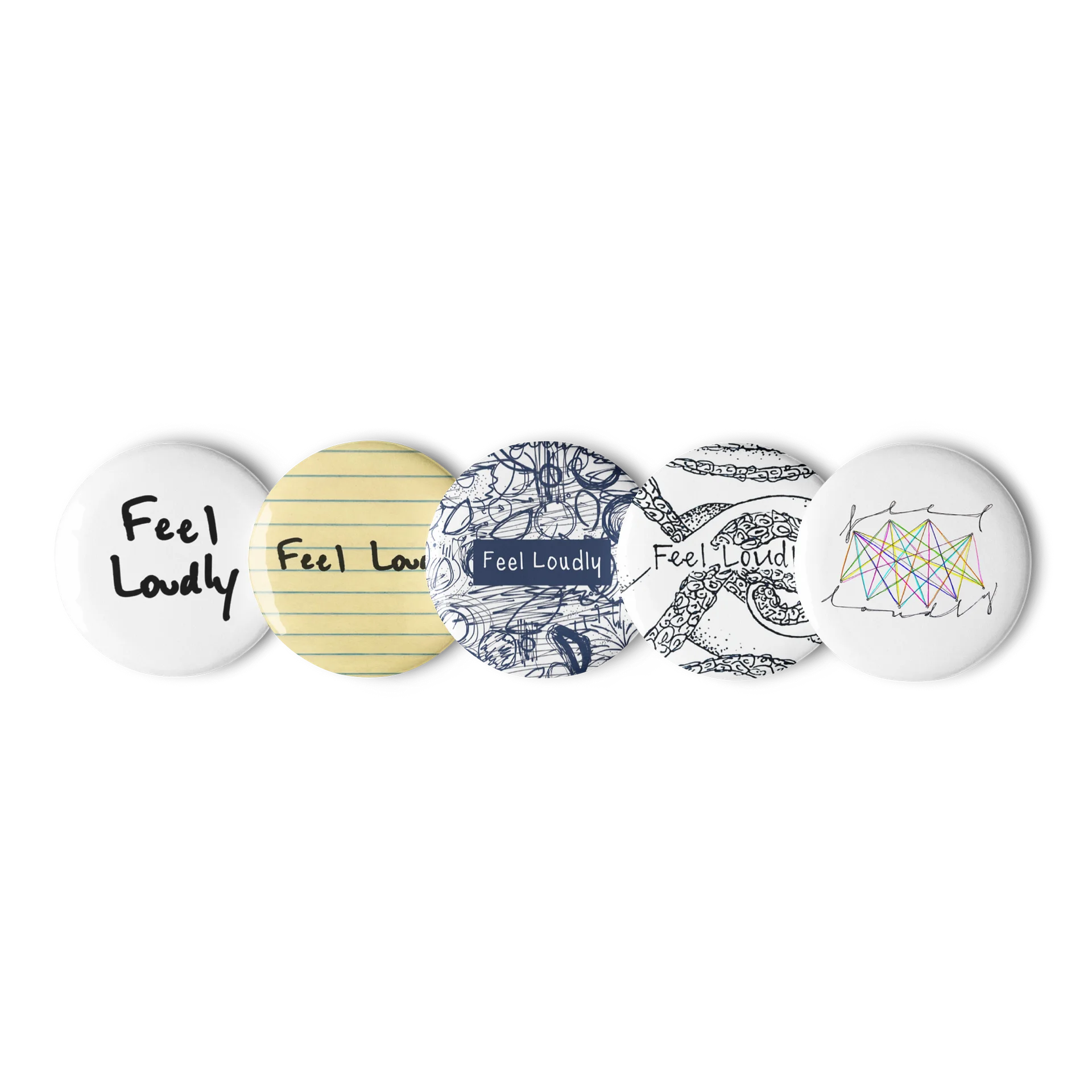 Feel Loudly Buttons product image (3)