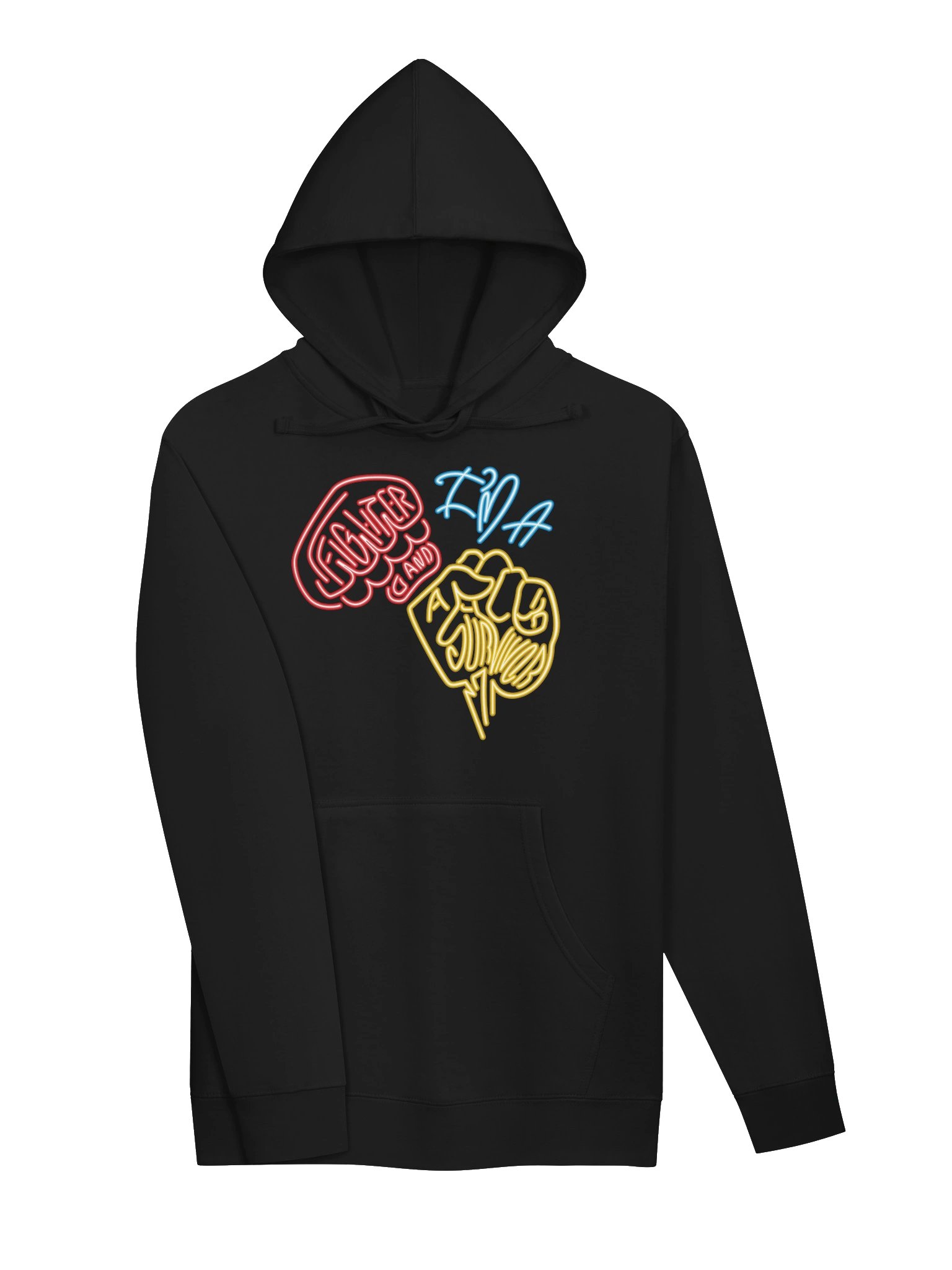 Neon I'm A Fighter And Survivor Hoodie product image (15)