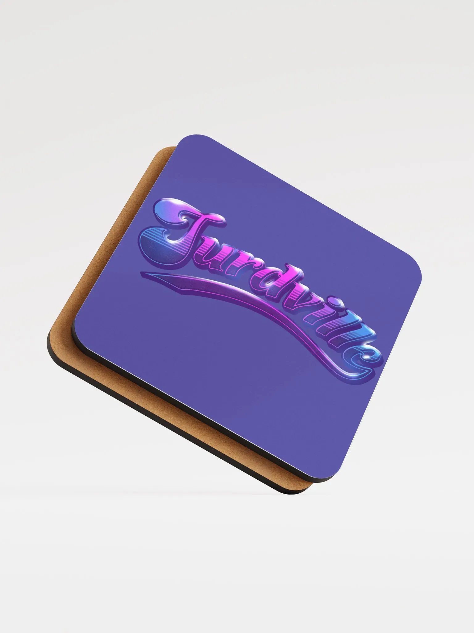Jurdville Coaster - Blue Background product image (5)