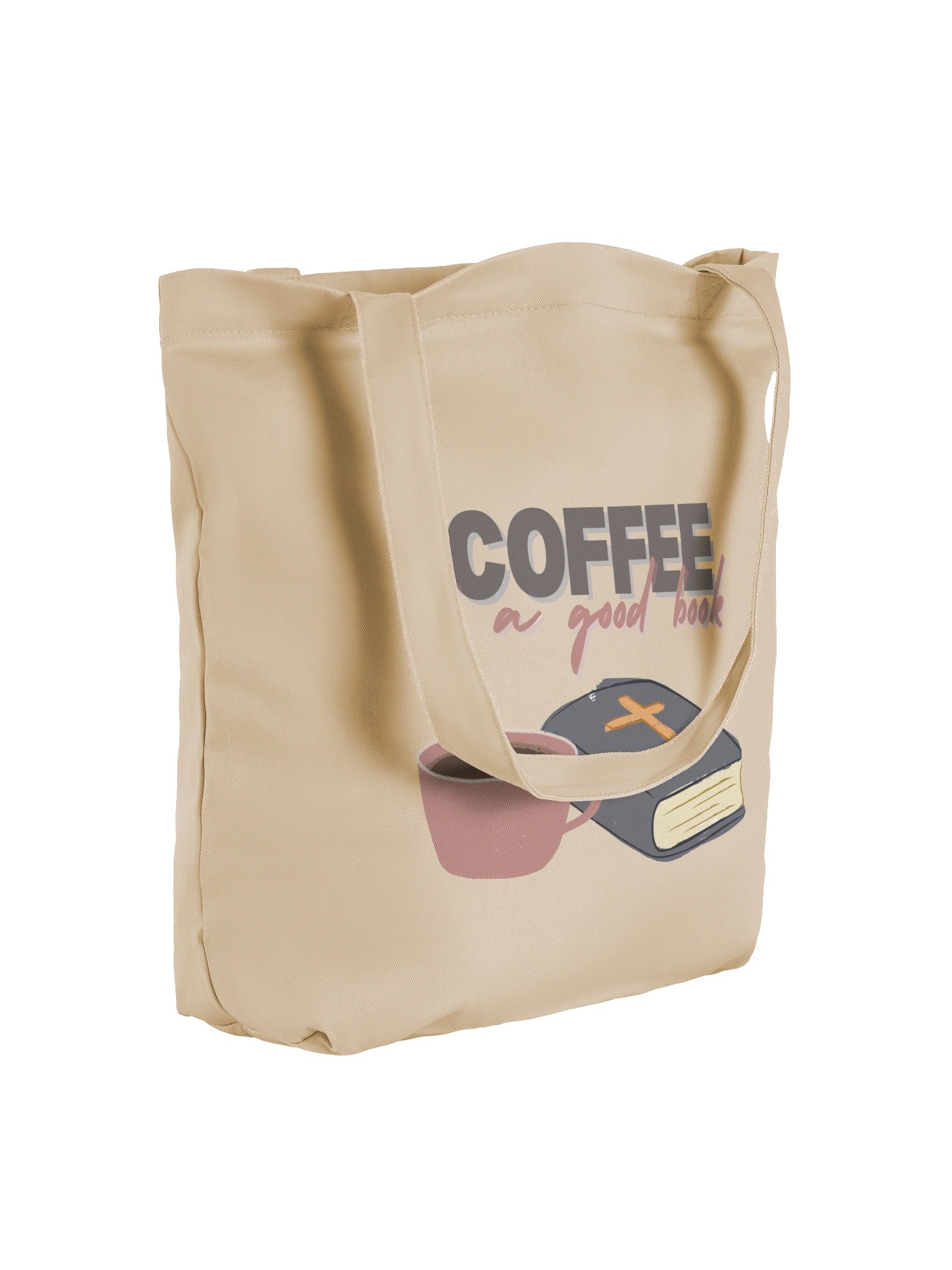 COFFEE & A GOOD BOOK TOTE product image (3)