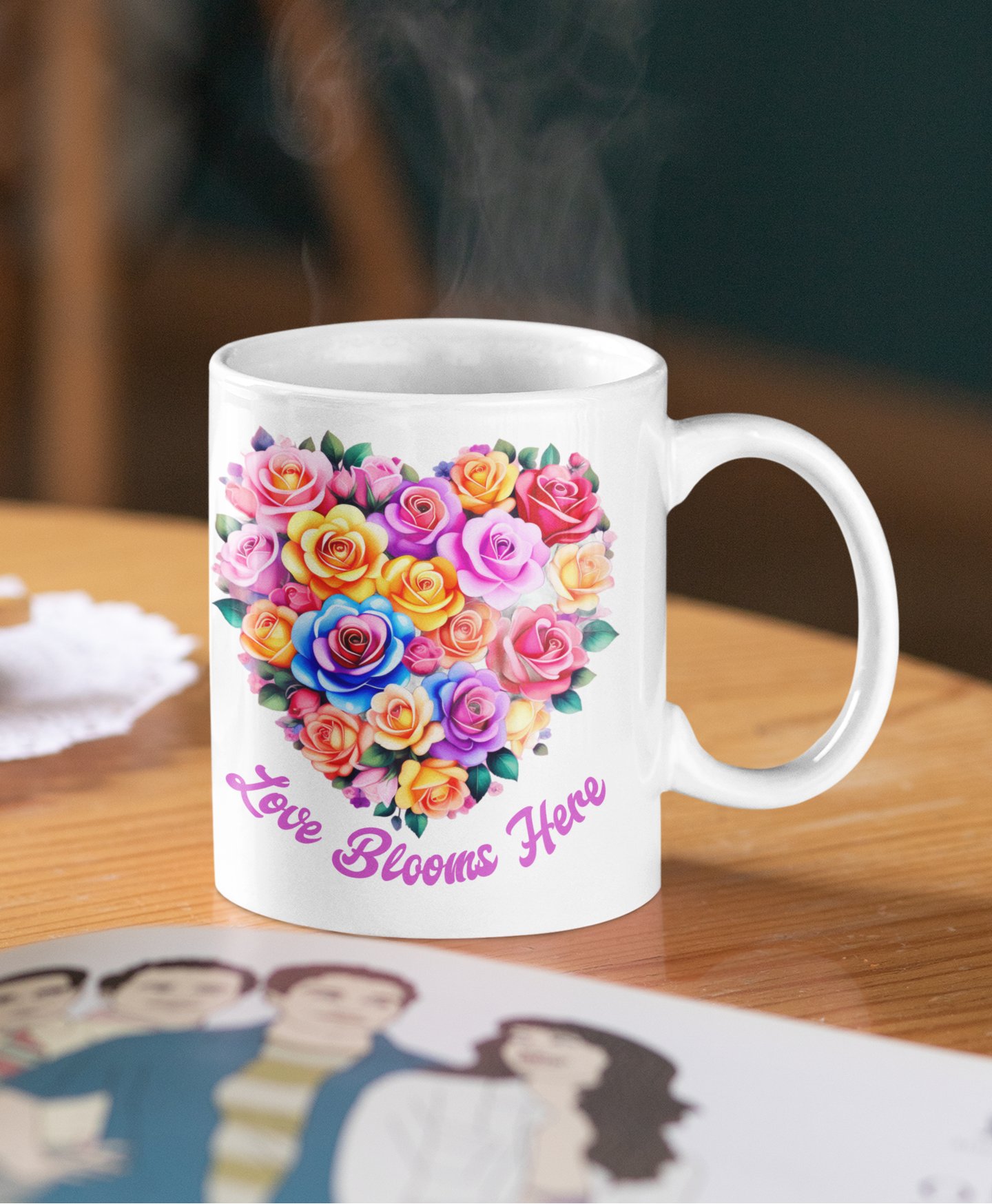 Sip in Love: Love Blooms Here Coffee Mug product image (1)