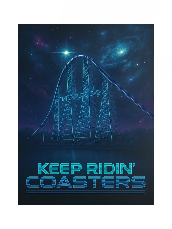 Futuristic Millie - Keep Ridin' Coasters | 18x24" product image (1)