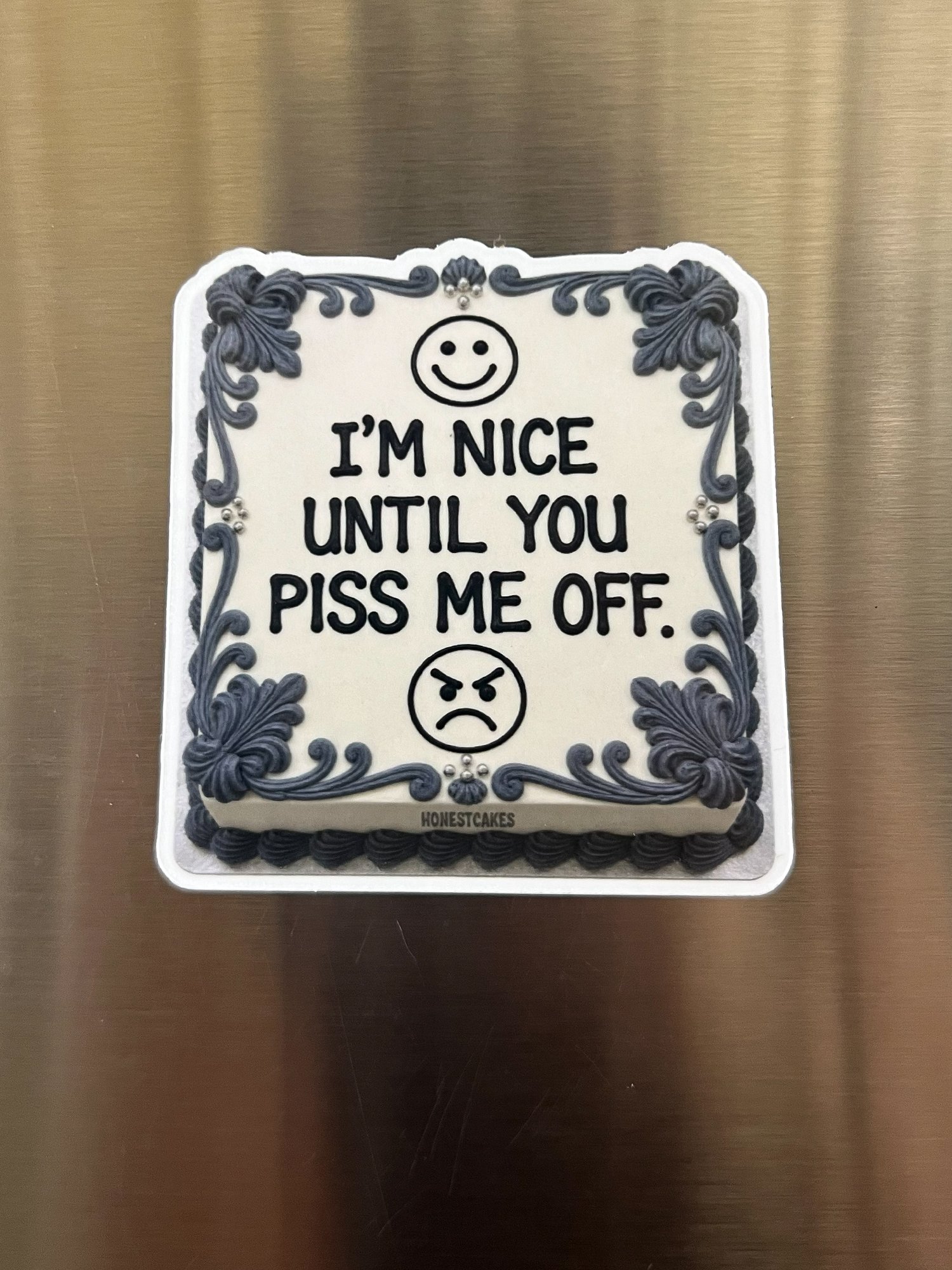 FRIDGE MAGNET: I'm Nice Until You Piss Me Off - FREE SHIPPING product image (1)