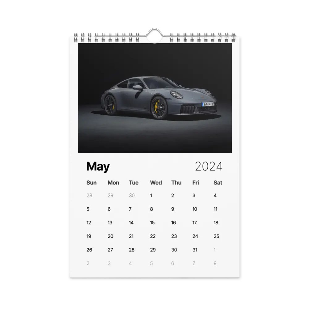 Porsche Rides 2024 Wall Calendar product image (10)
