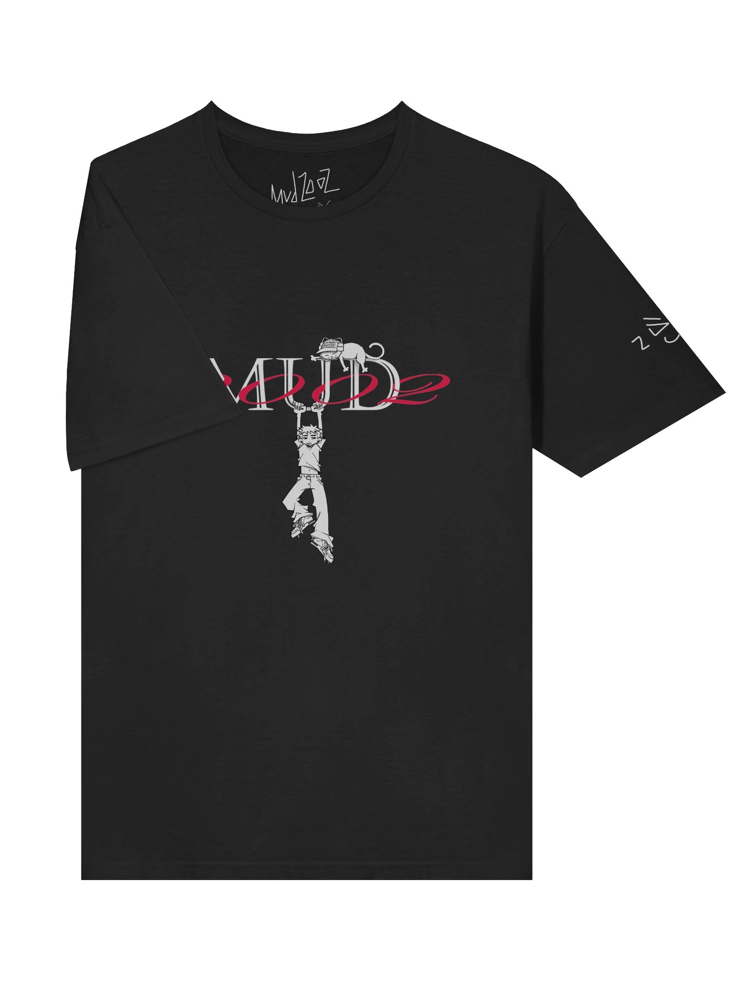 Mud2002 "Odd" Tee (Black) product image (5)