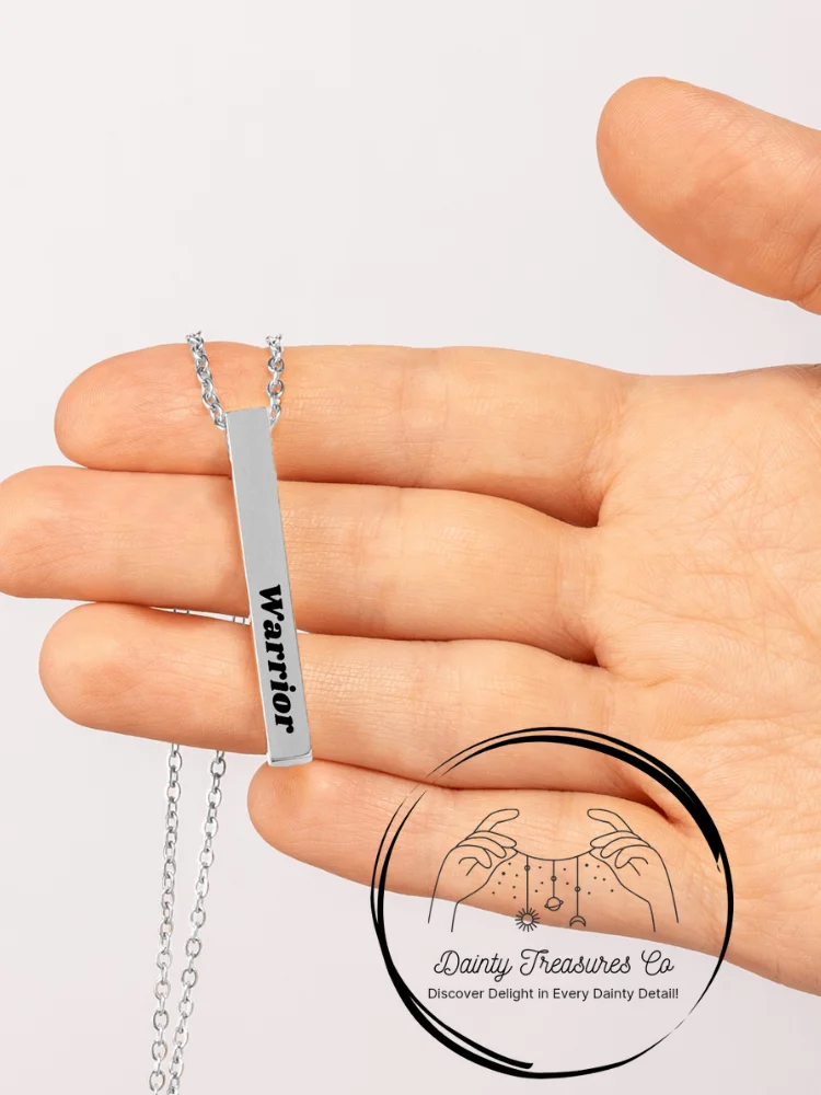 Warrior 3D Bar Necklace product image (1)