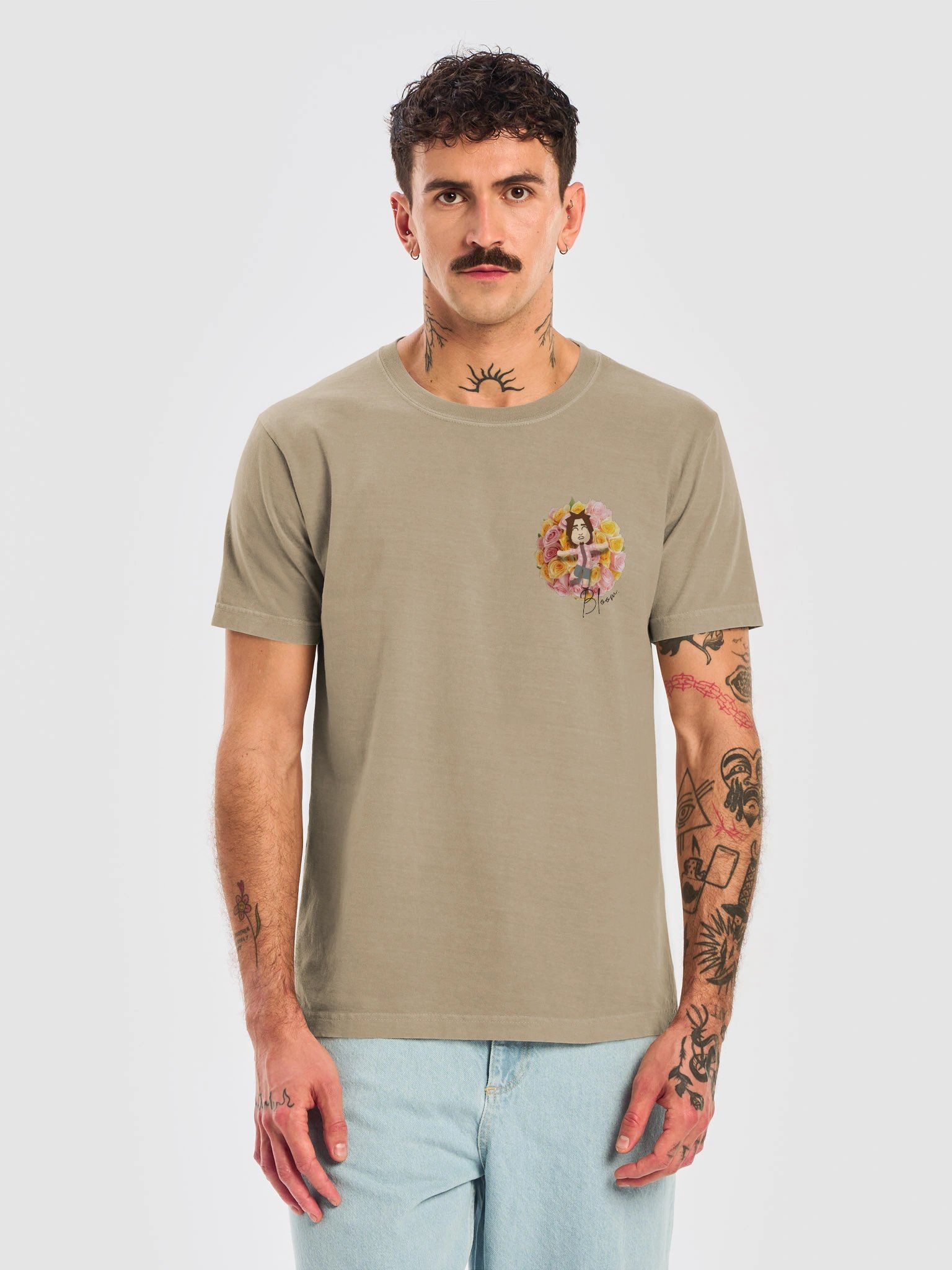"Bloom." Flower T-Shirt product image (5)