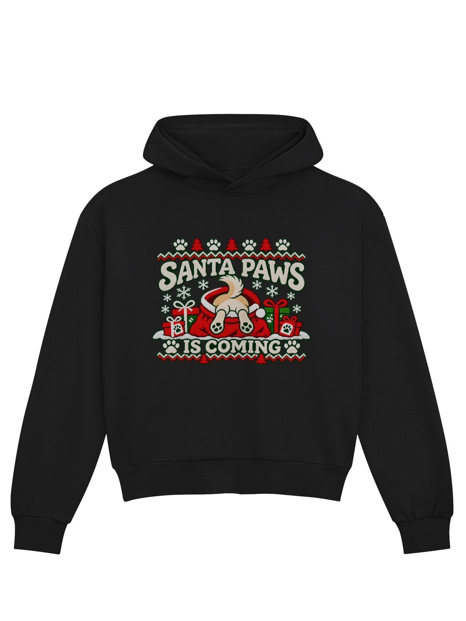 Santa Paws Christmas Hoodie product image (1)