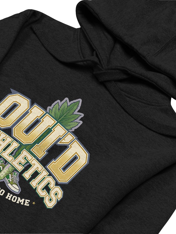 “OUI’D Athletics” Hoodie 🌿💨 | Go High or Go Home | Cotton Heritage Unisex Premium Fleece product image (2)