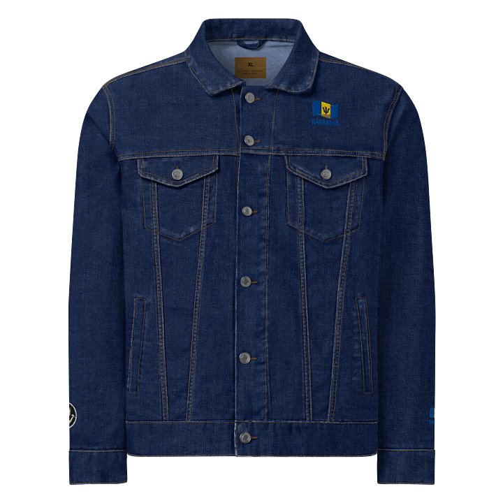 Trident Flag Barbados Denim Jacket product image (5)