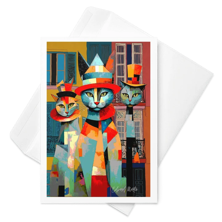 Kewl Katz by Edward Martin Card product image (1)