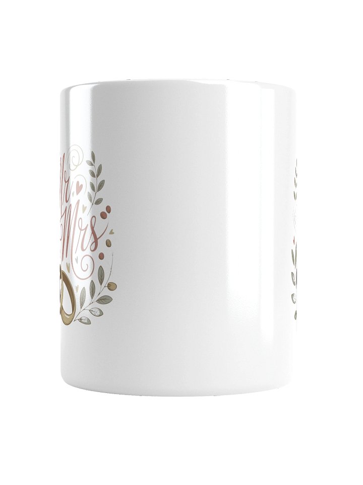 Rustic Mr & Mrs With Wedding Rings Coffee Mug product image (5)