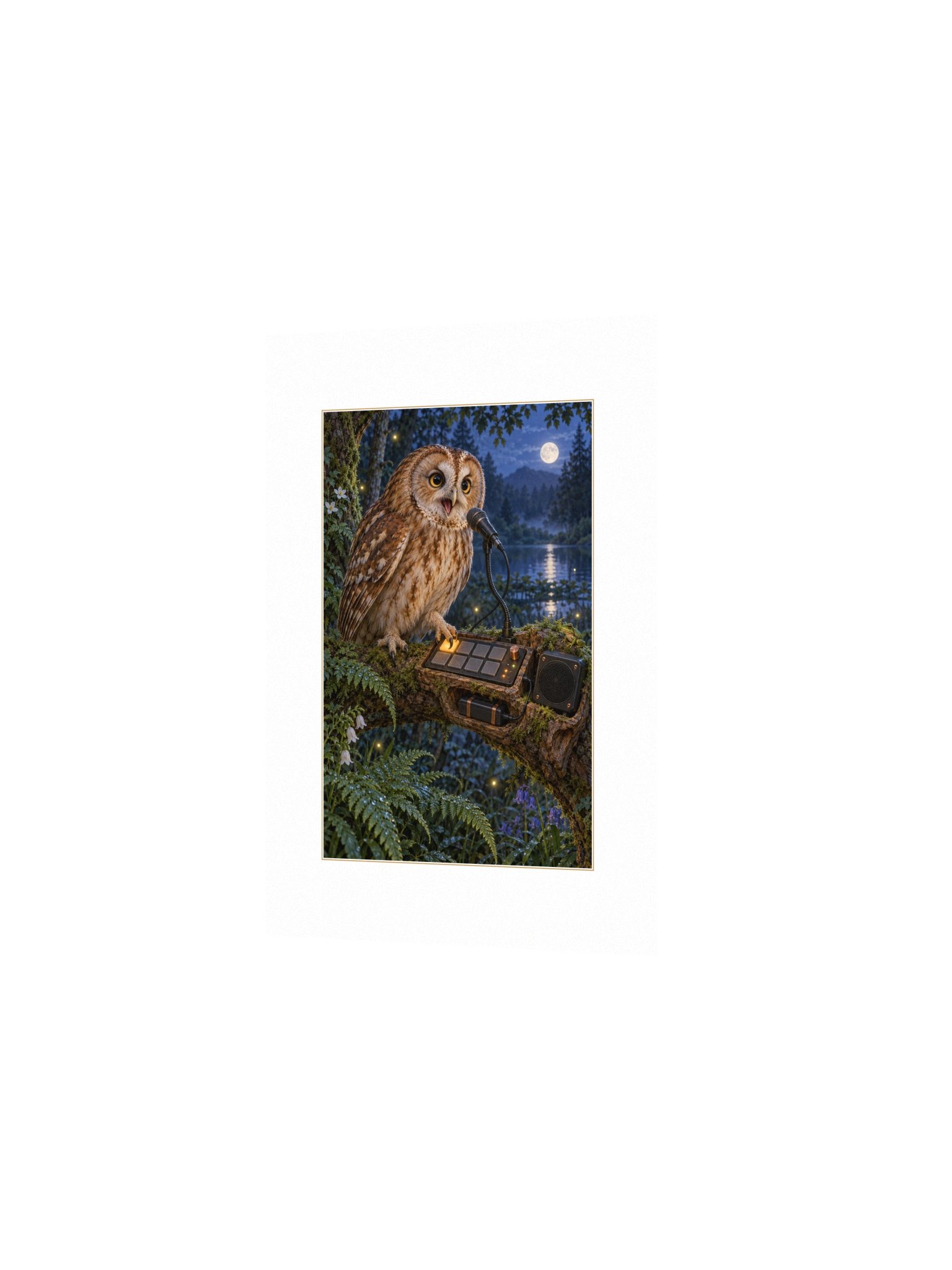 Hoot Loop Small Art Print product image (2)